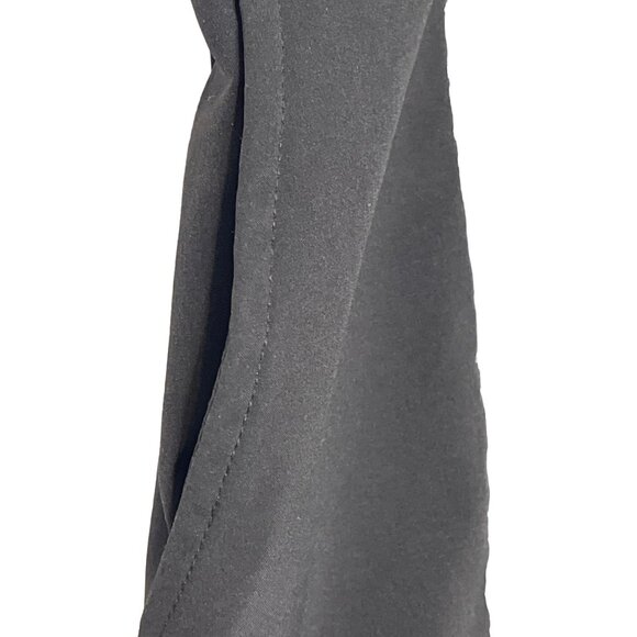 Chicos Zenergy Pants Large Black White Ankle Pull On Colorblock - Picture 5 of 12